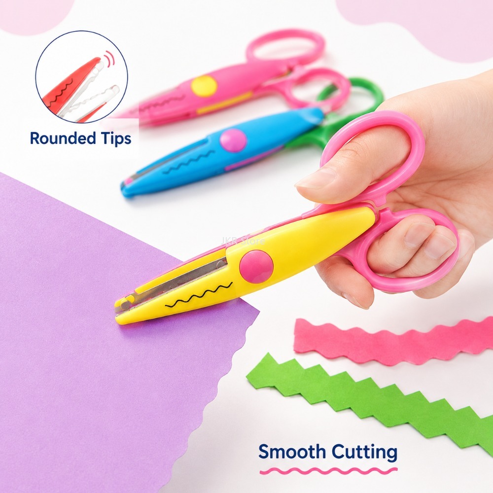 Gunting Bergelombang Dekoratif - Art Craft Using Paper ulasan dan harga