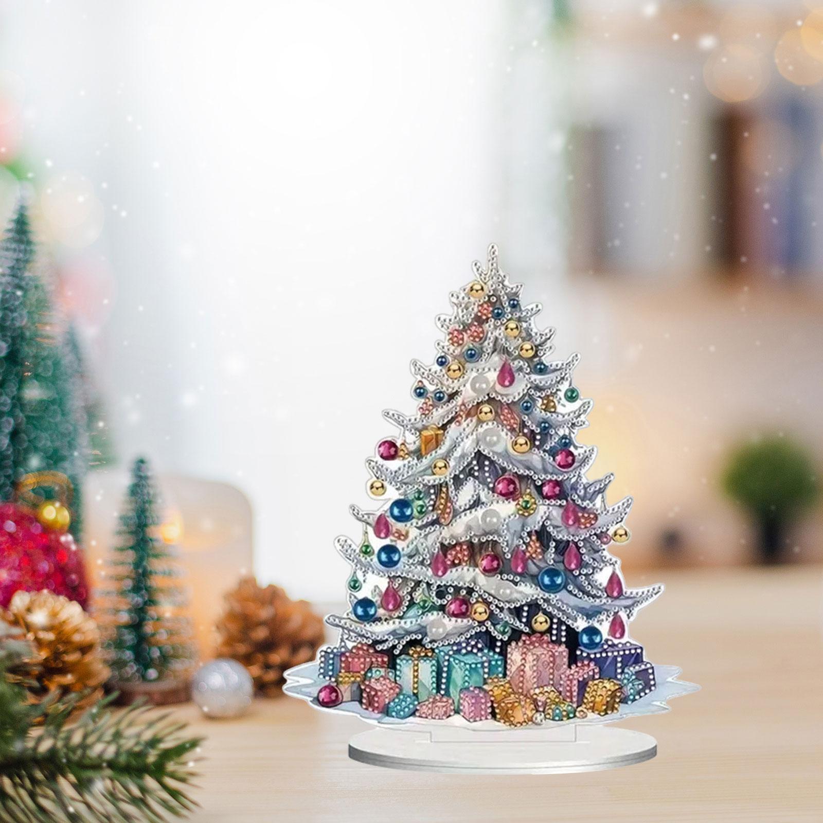 Pohon Natal Dekorasi Desktop N - Art And Craft Xmas Tree ulasan dan harga