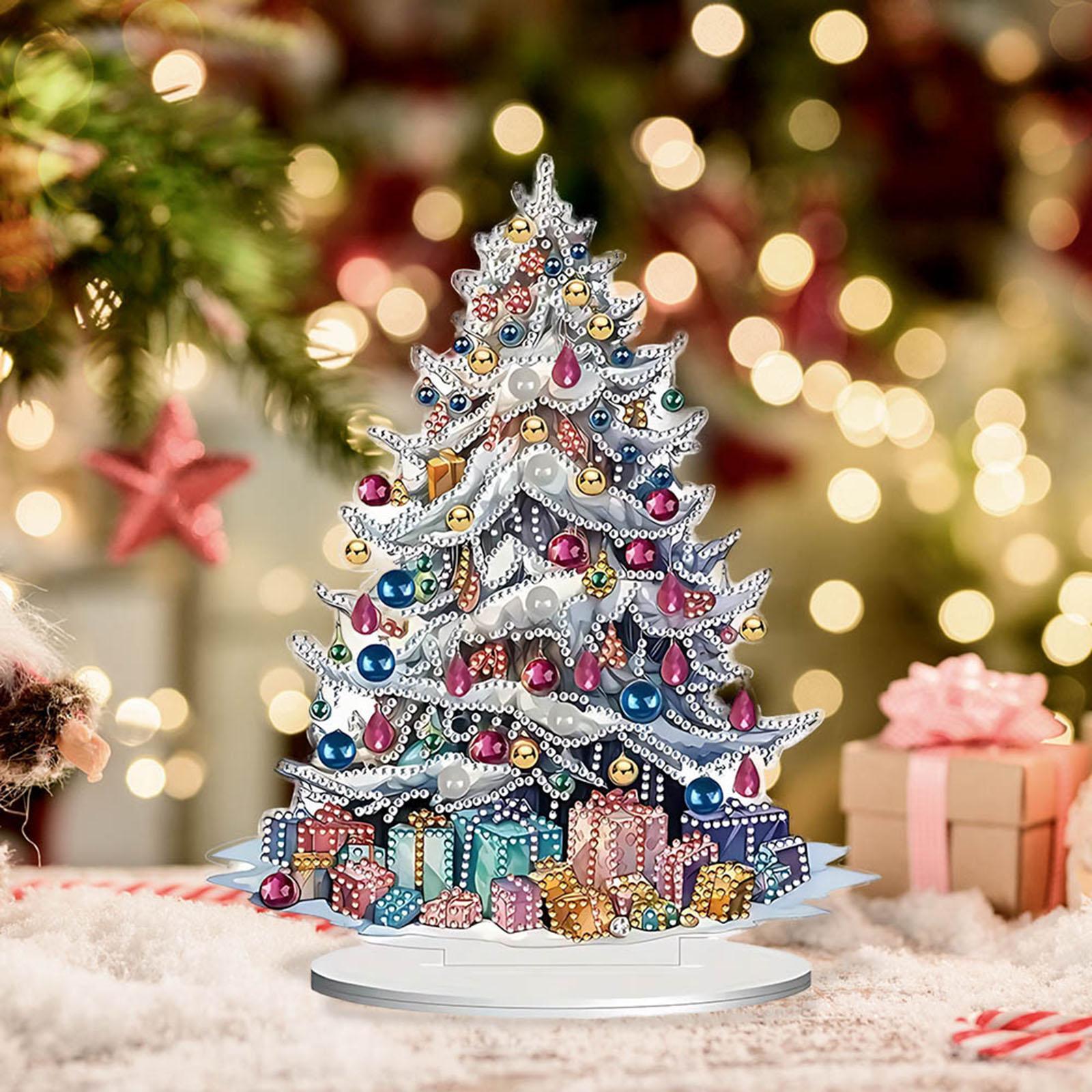 Pohon Natal Dekorasi Desktop N - Art And Craft Xmas Tree ulasan dan harga