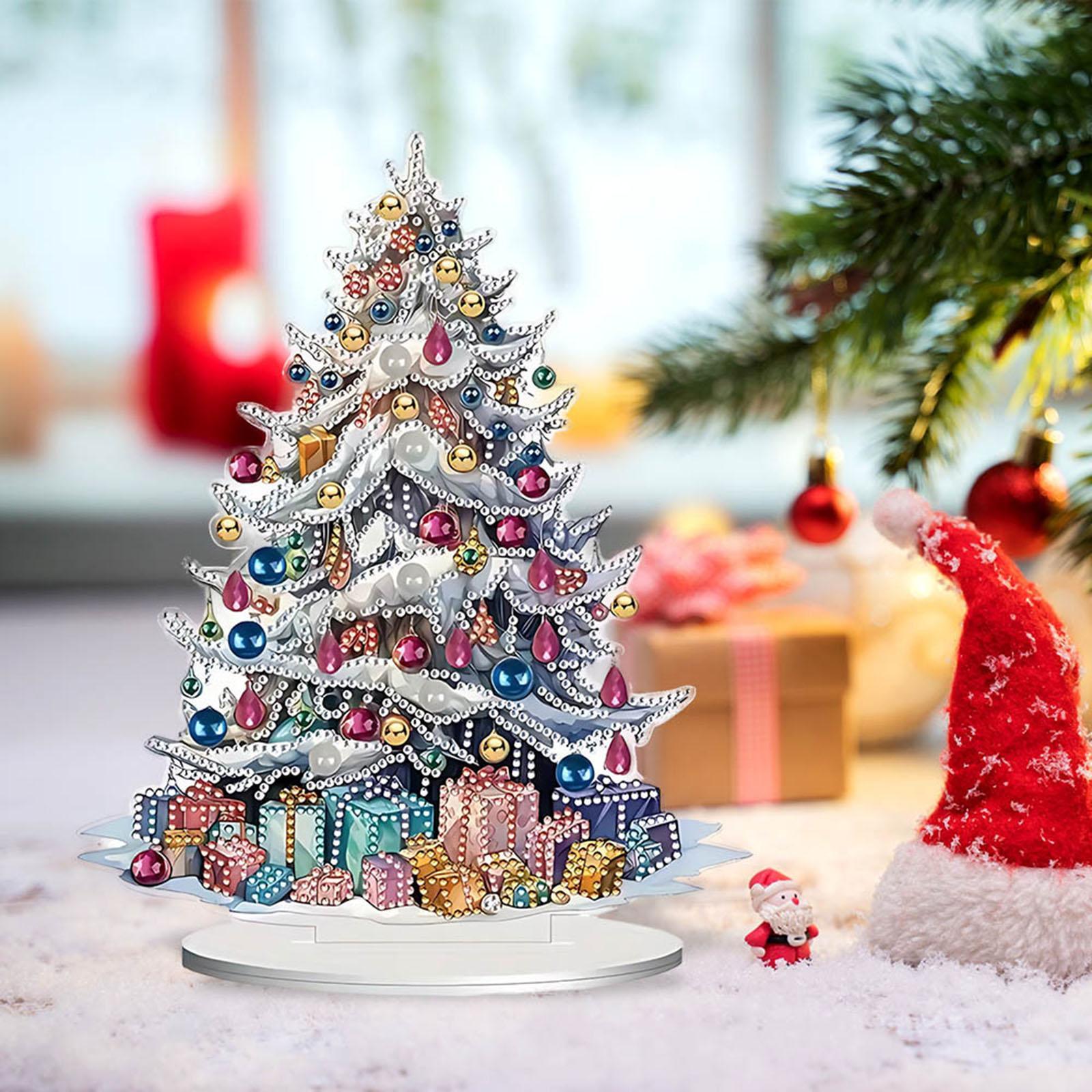 Pohon Natal Dekorasi Desktop N - Art And Craft Xmas Tree ulasan dan harga