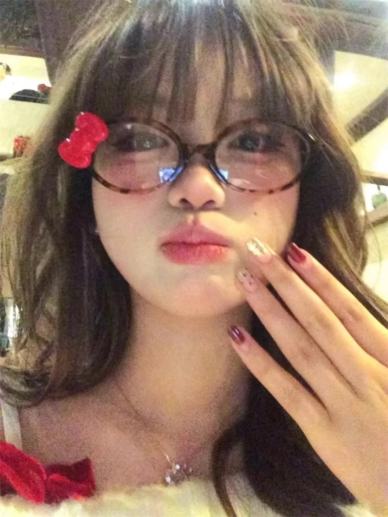Y2K Kacamata Oval Busur Merah  - Art Craft Glasses ulasan dan harga