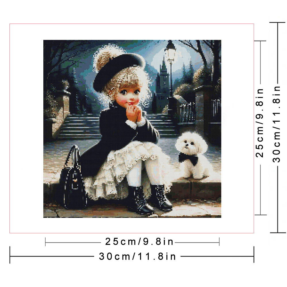 Sz26 Lukisan Mosaik Berlian DI - Art Craft Animals ulasan dan harga