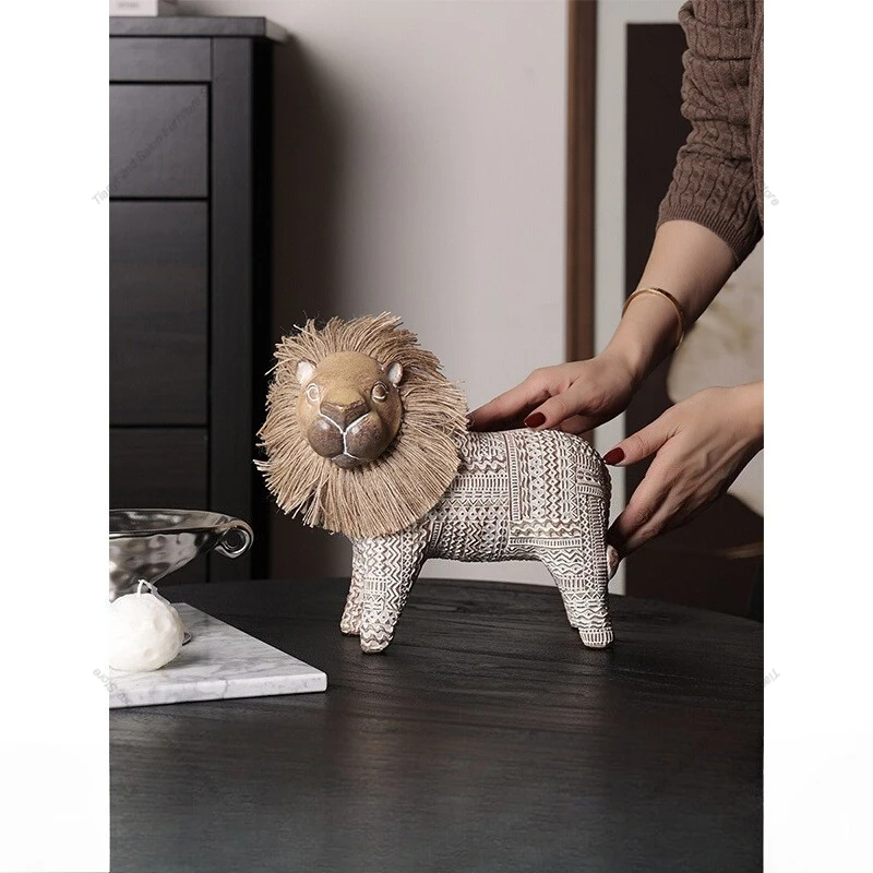 ​ ​ Patung Mini Singa Artistik - Art Craft Room Ideas ulasan dan harga