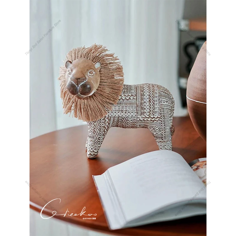 ​ ​ Patung Mini Singa Artistik - Art Craft Room Ideas ulasan dan harga