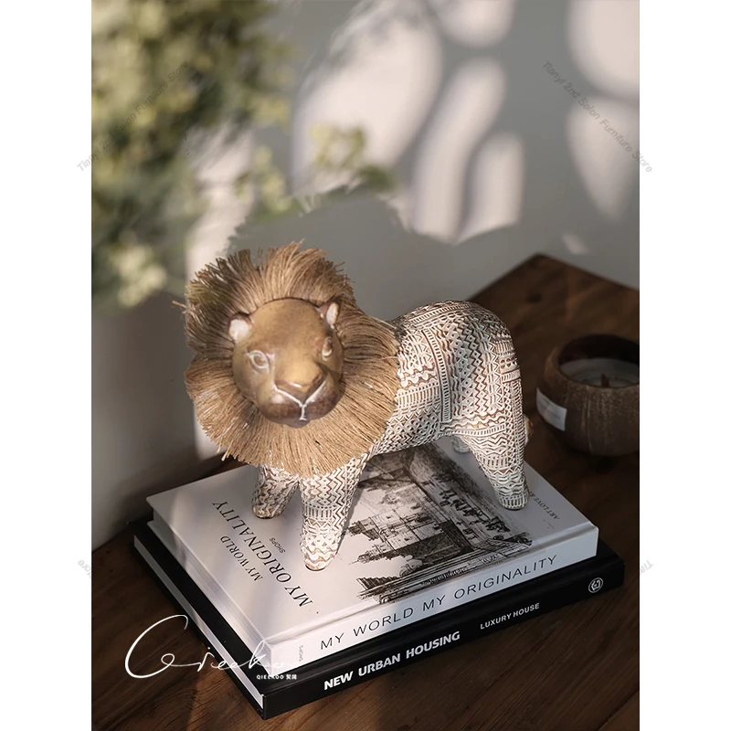 ​ ​ Patung Mini Singa Artistik - Art Craft Room Ideas ulasan dan harga