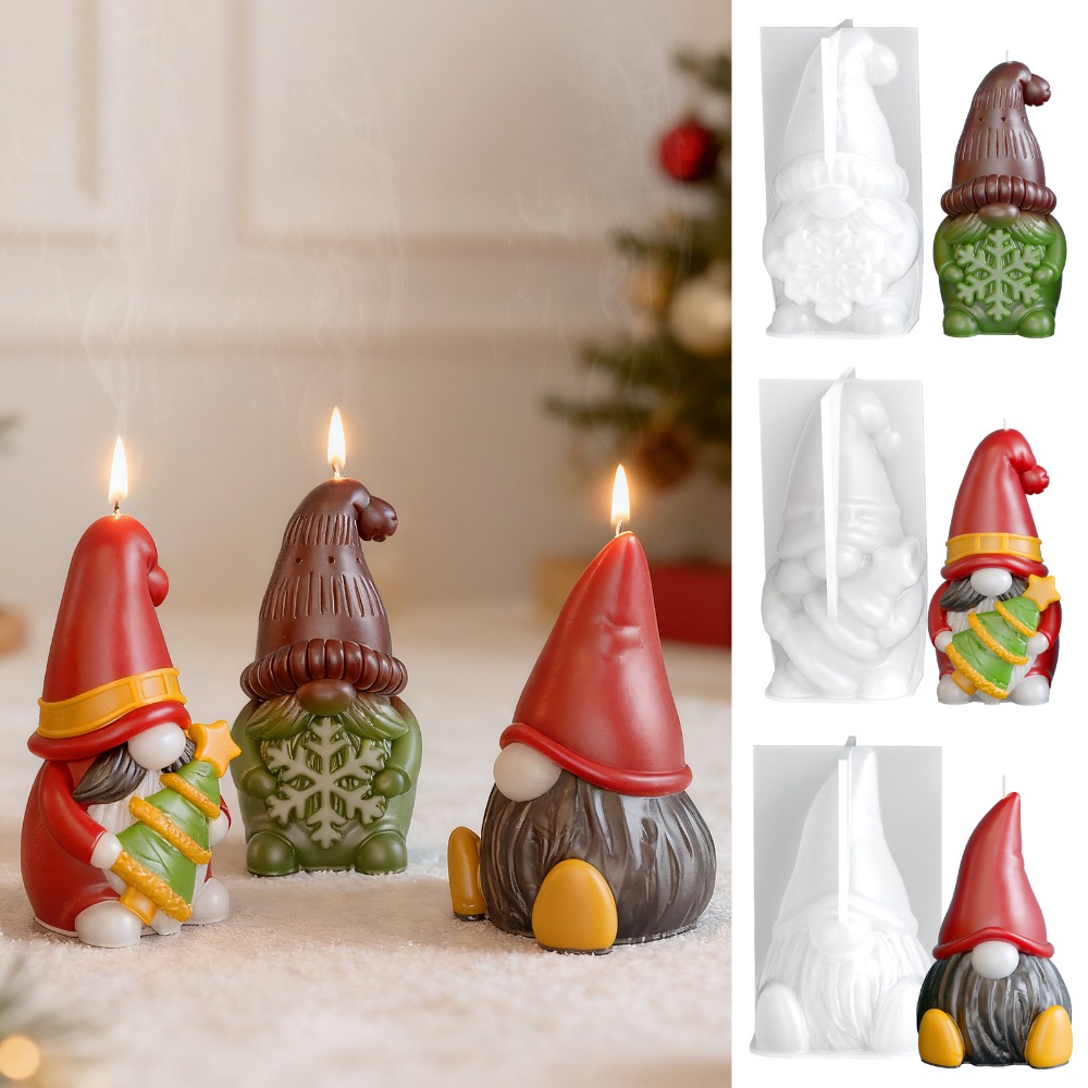 Cetakan Lilin Silikon Kurcaci  - Art And Craft Xmas Tree ulasan dan harga
