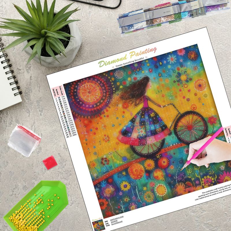 RUOPOTY Lukisan Berlian Dekora - Art Craft Room Ideas ulasan dan harga