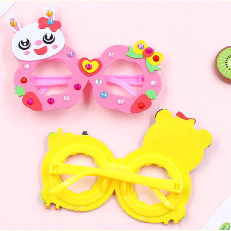 2/6/12 Set Kartun EVA Berlian  - Art Craft Glasses ulasan dan harga