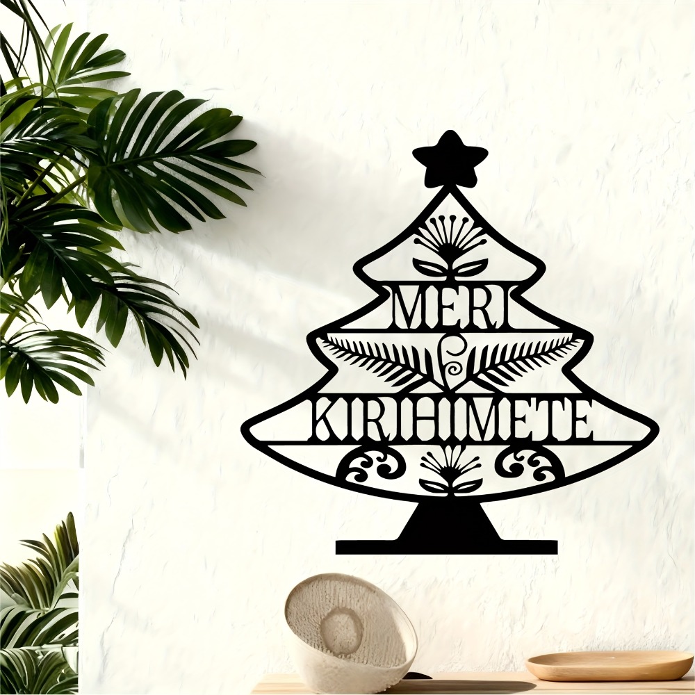 CIFBUY Hiasan Dinding Logam Ga - Art Craft Christmas Tree ulasan dan harga