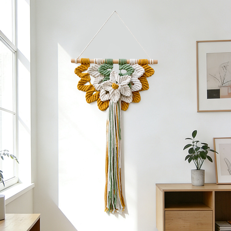 Hiasan Dinding Tenun Boho Geom - Art And Craft For Nursery ulasan dan harga