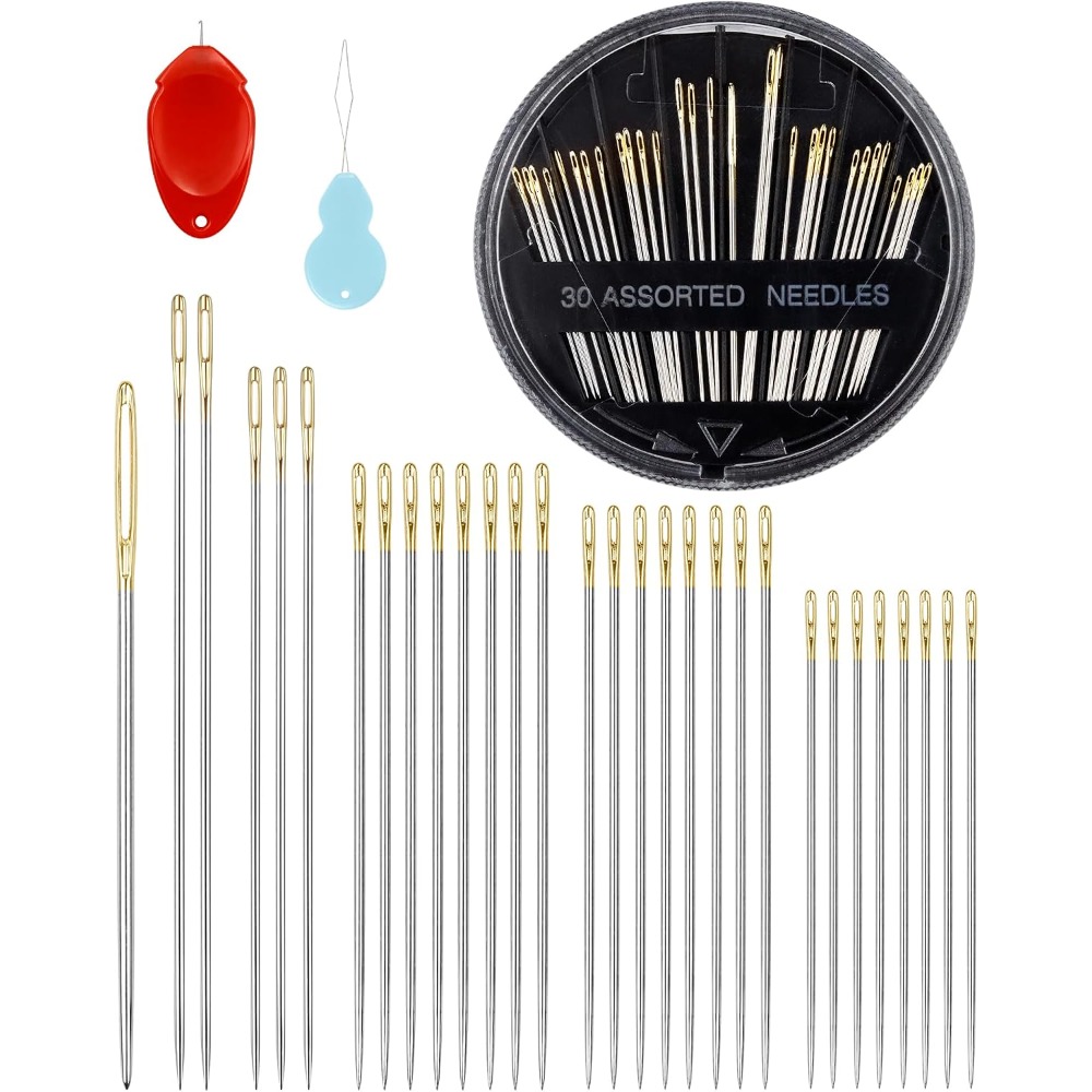 Set Jarum Jahit Tangan Baja 30 - Art Craft Eyes ulasan dan harga