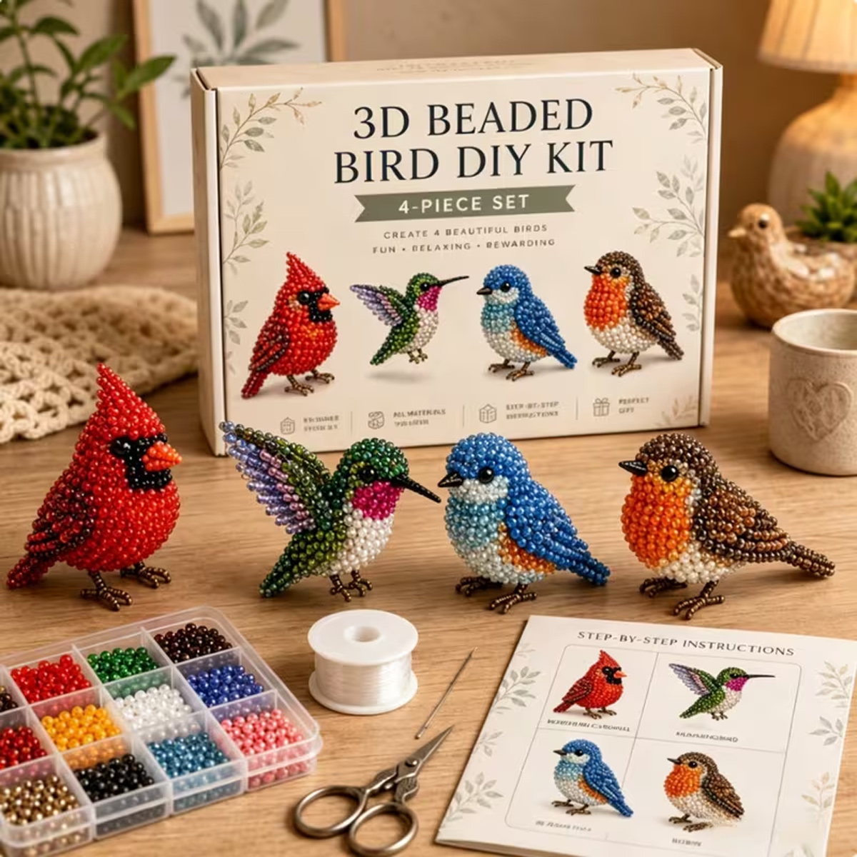 Kit DIY Hewan 3D Mini Berbahan - Art Craft Animals ulasan dan harga