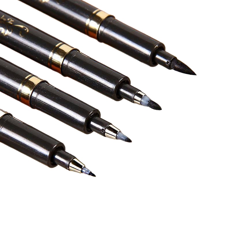 4 Buah/Set Pena Spidol Seni Ka - Calligraphy Pen Set ulasan dan harga