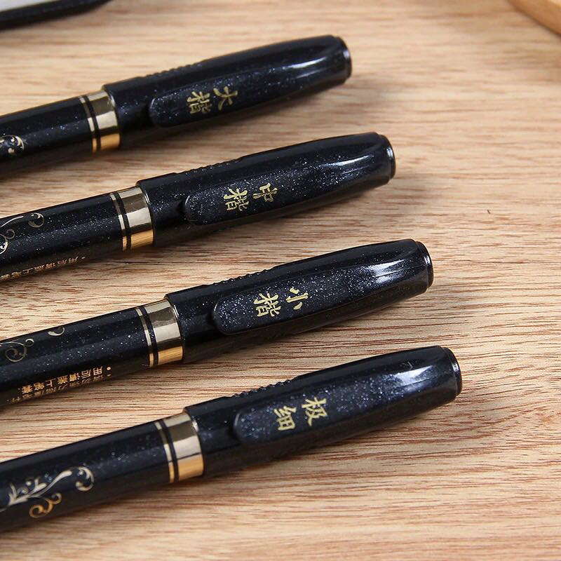 4 Buah/Set Pena Spidol Seni Ka - Calligraphy Pen Set ulasan dan harga