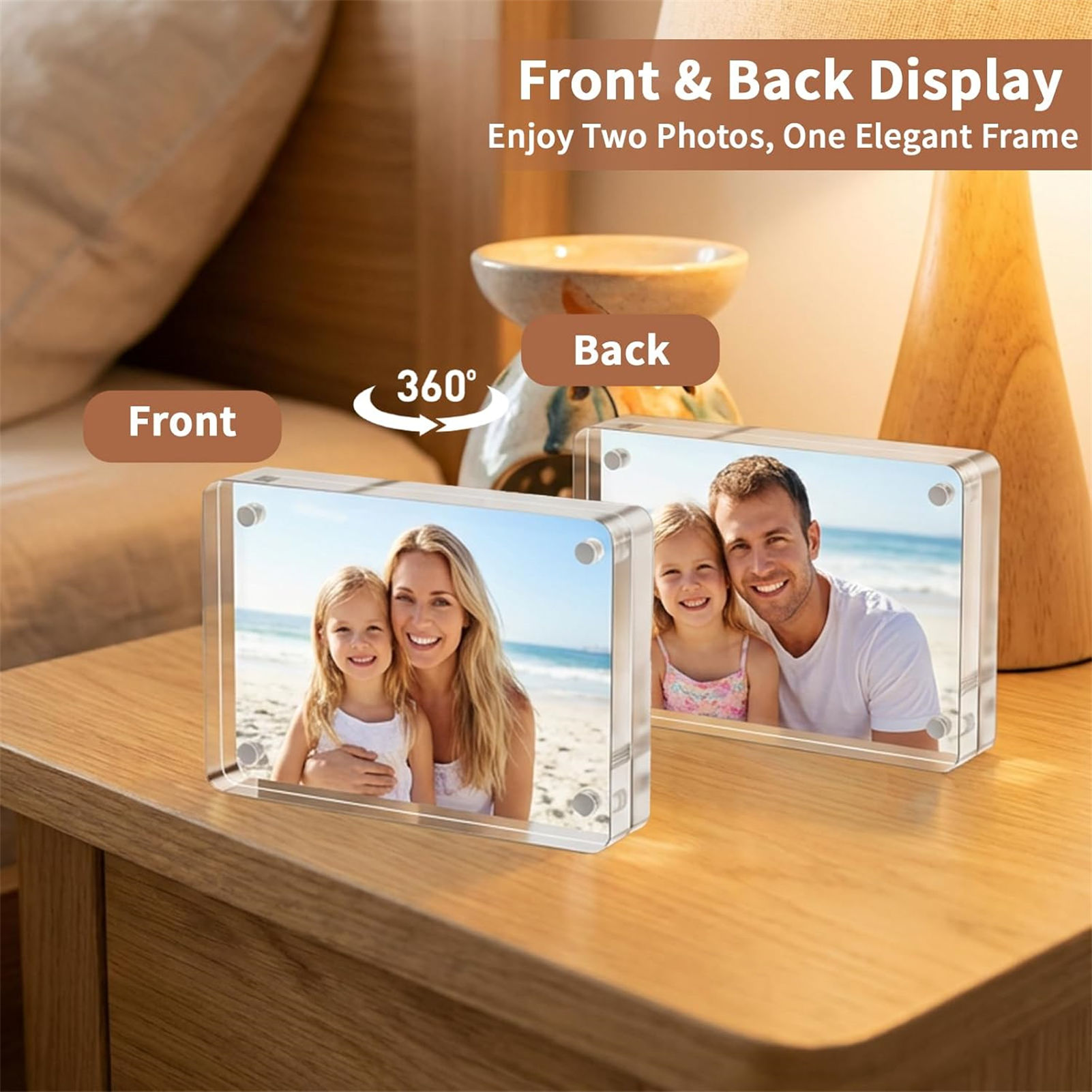 Bingkai Foto Akrilik Magnetik  - Art Craft Display ulasan dan harga