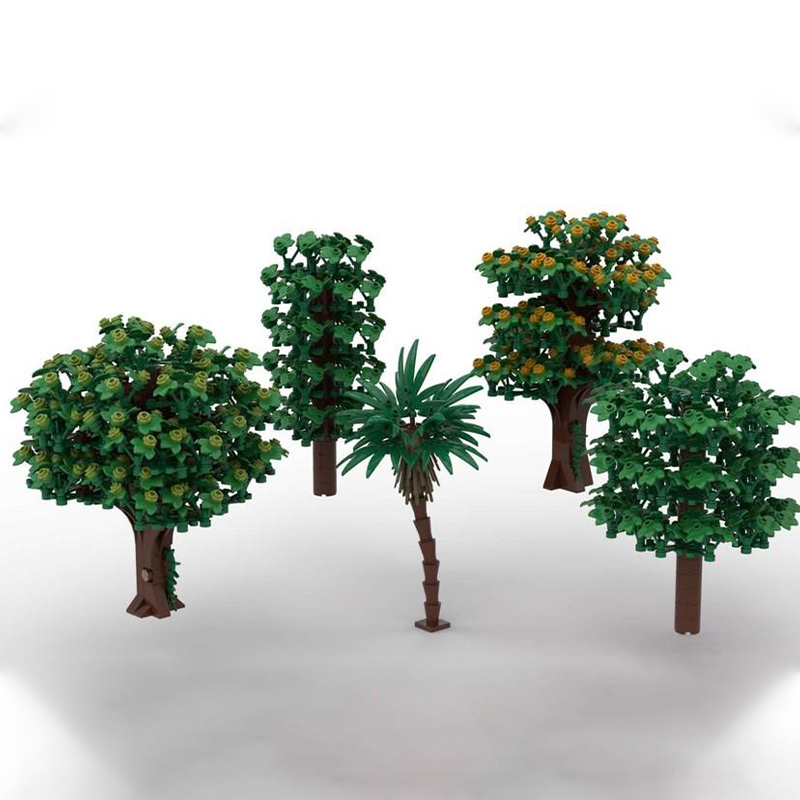2076pcs MOC Tree Pack City Mod - Art Craft Christmas Tree ulasan dan harga
