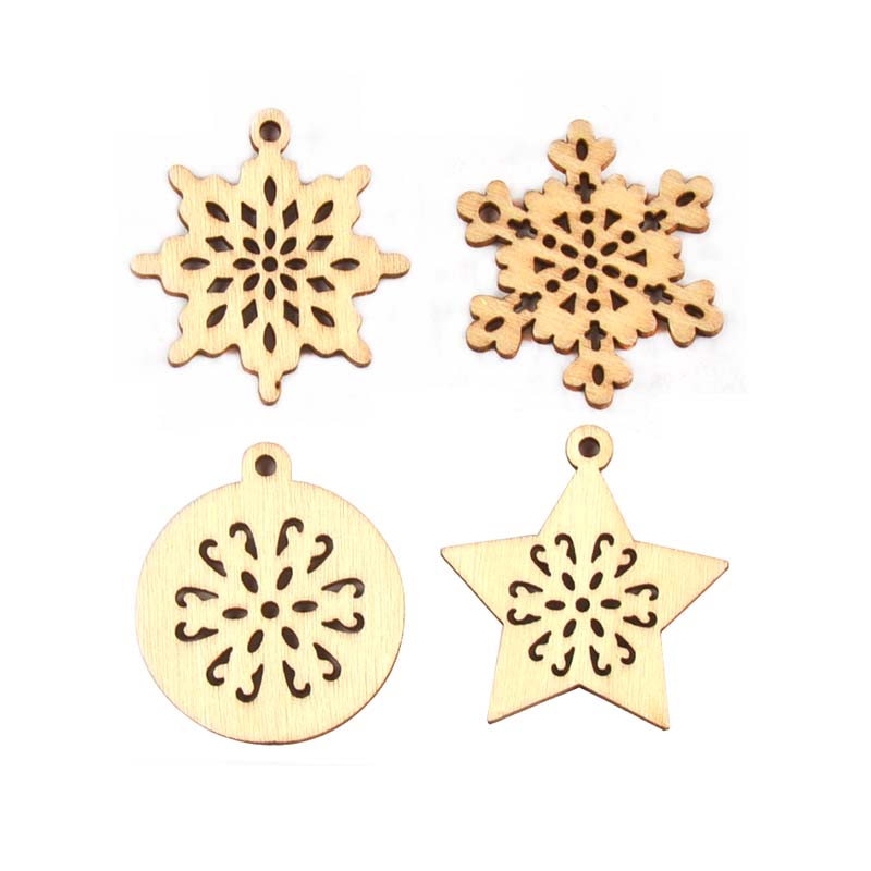 25 buah 34mm kepingan salju ca - Art And Craft Xmas Tree ulasan dan harga
