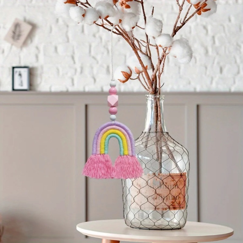 Lonceng Angin Pelangi Anyaman  - Art And Craft For Nursery ulasan dan harga