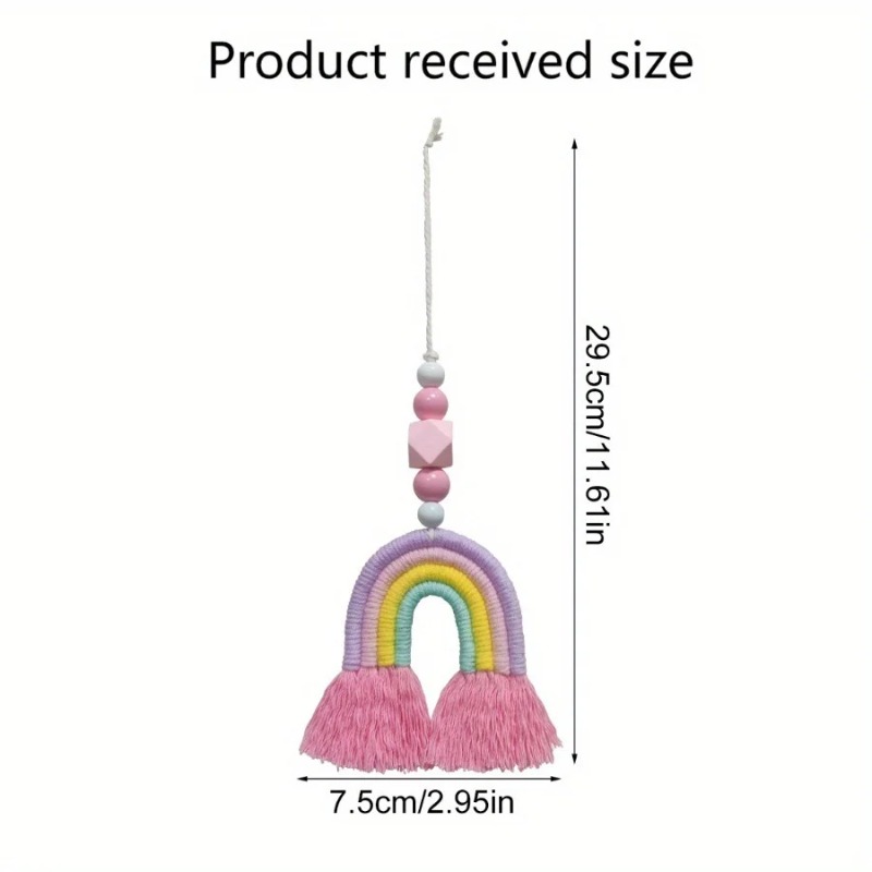 Lonceng Angin Pelangi Anyaman  - Art And Craft For Nursery ulasan dan harga