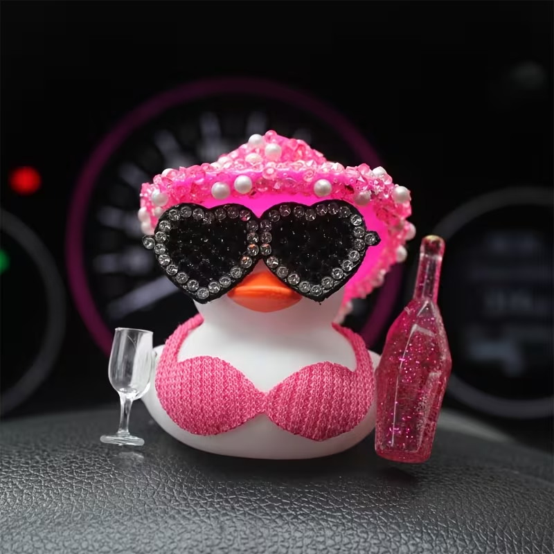 Bebek Hitam Kecil yang Modis d - Art Craft Glasses ulasan dan harga