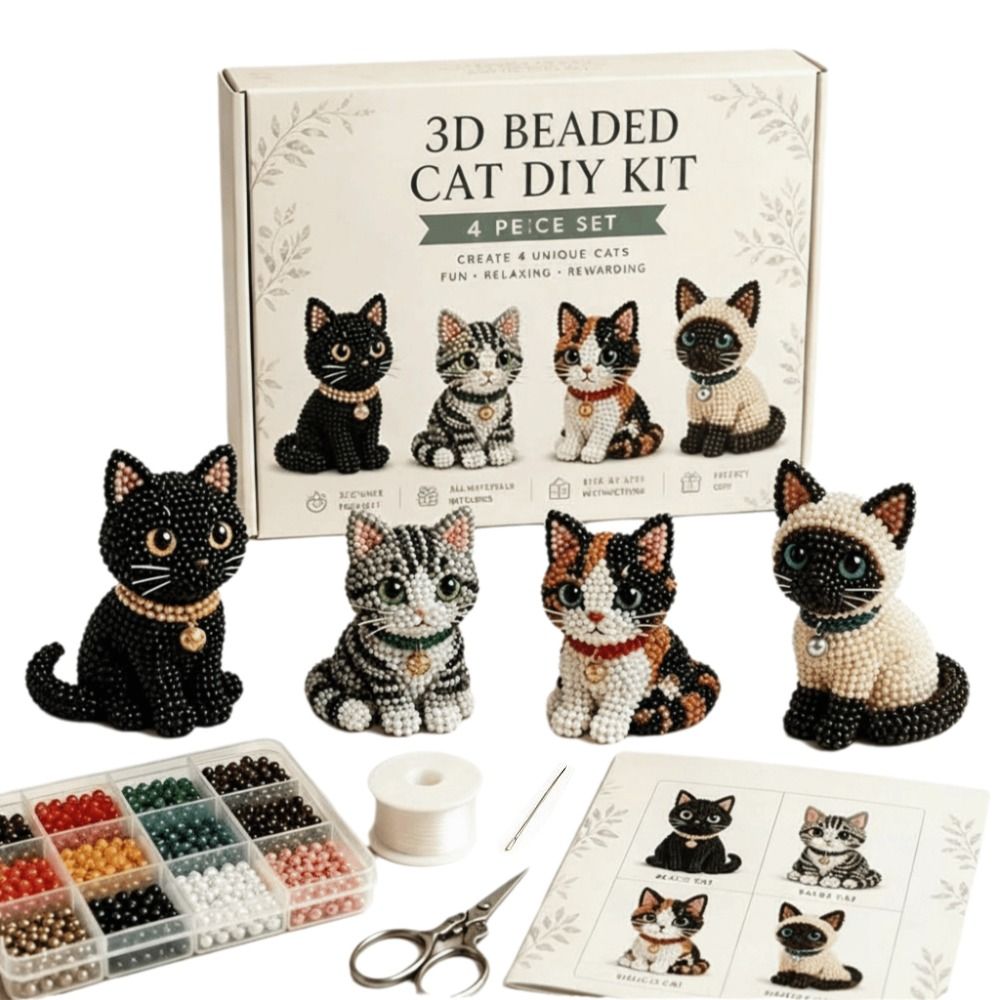 Kit Manik-Manik 3D Bentuk Hewa - Art Craft Animals ulasan dan harga