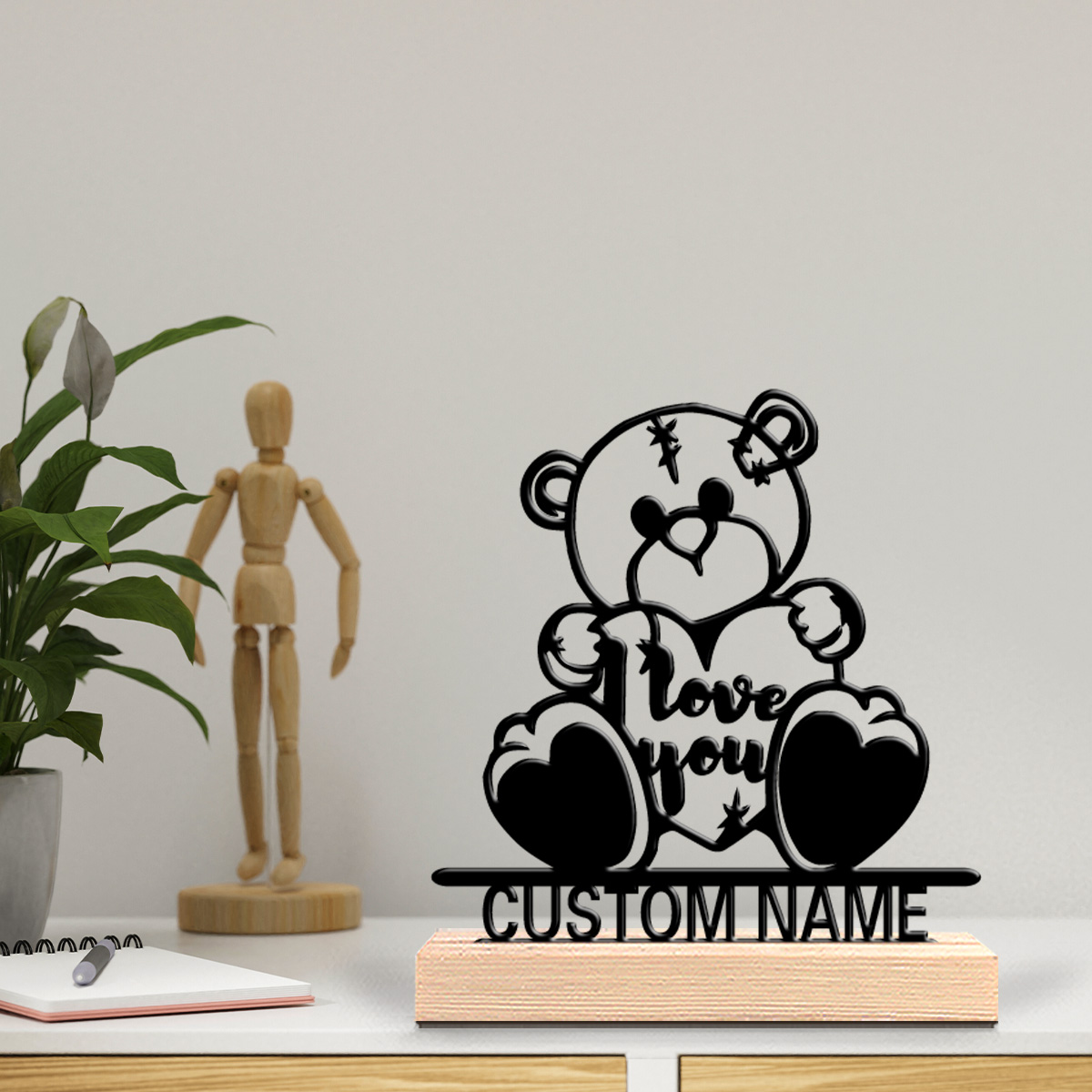 1 buah mainan cinta fashion de - Art Craft Wood ulasan dan harga