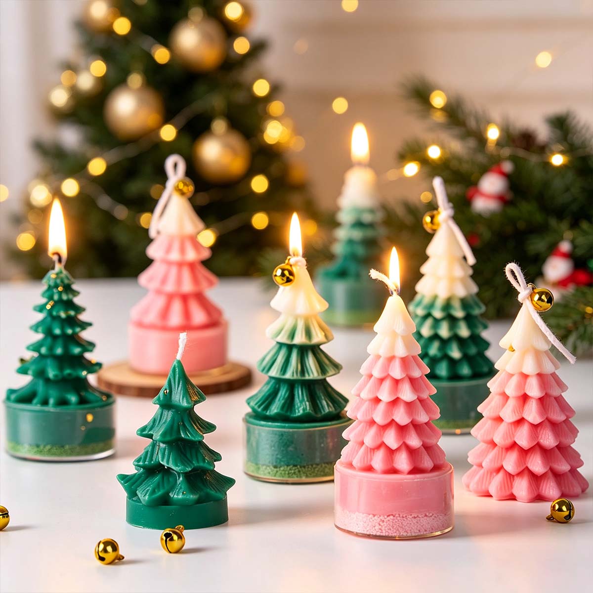 Cetakan Lilin Silikon Pohon Na - Art And Craft Xmas Tree ulasan dan harga