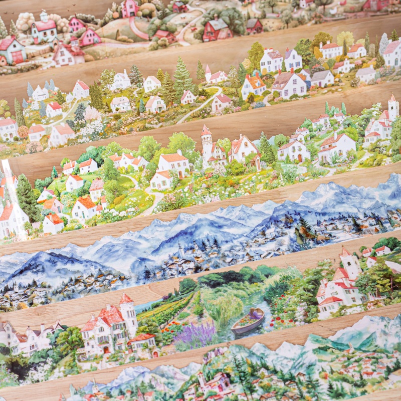 6 Gulungan 6Cm×200Cm Set Selot - Art Craft Notebook ulasan dan harga
