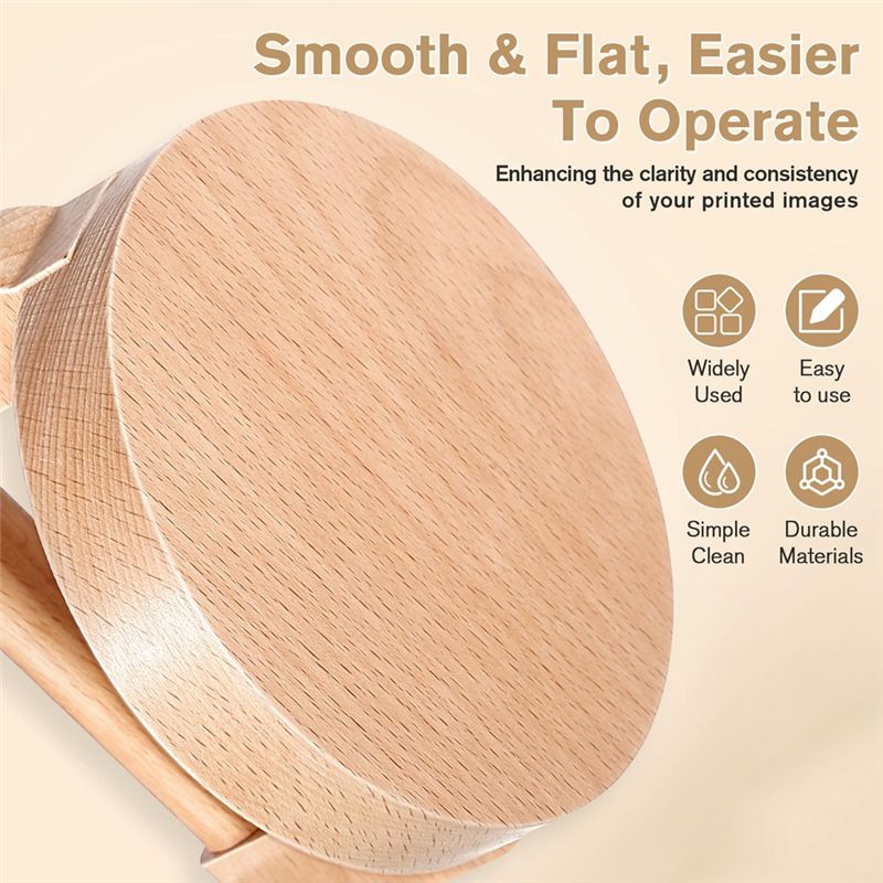 Alat Cetak Linoleum Kayu Beech - Lino Printing Block ulasan dan harga