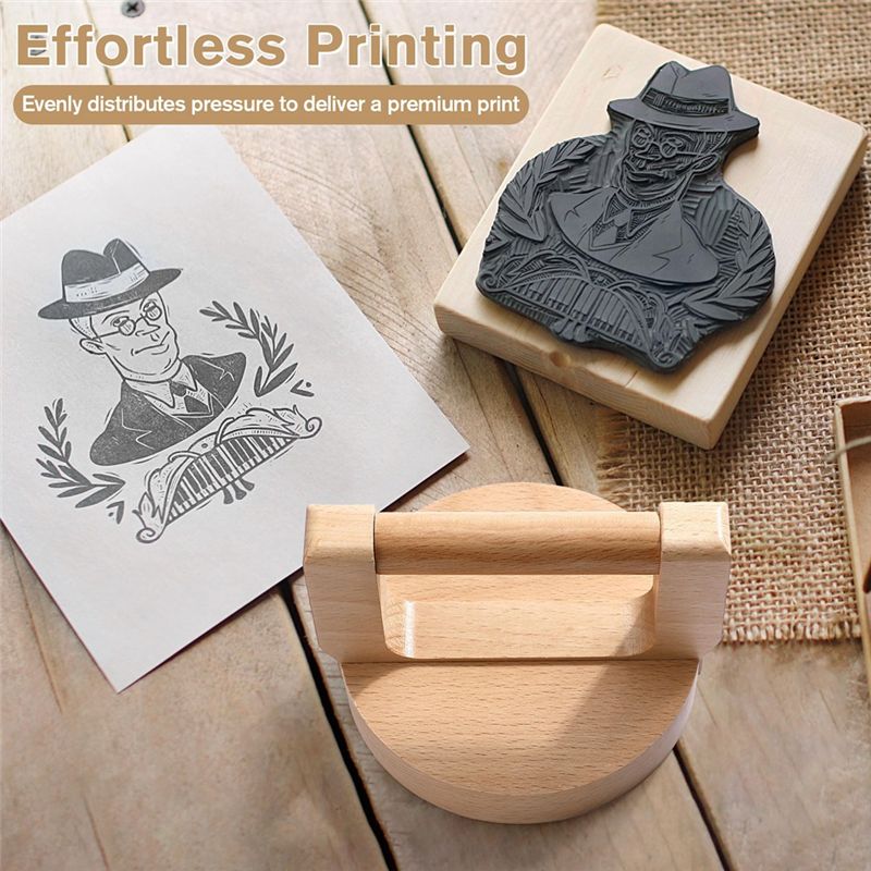 Alat Cetak Linoleum Kayu Beech - Lino Printing Block ulasan dan harga