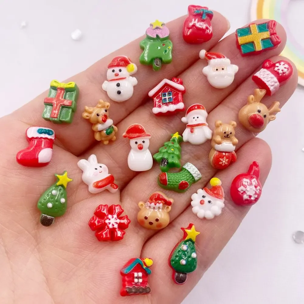 50 buah Resin Mini warna-warni - Art Craft Christmas Tree ulasan dan harga